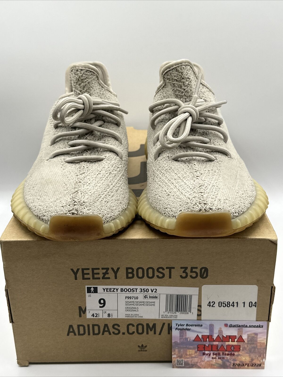 Size 9 - adidas Yeezy Boost 350 V2 Sesame