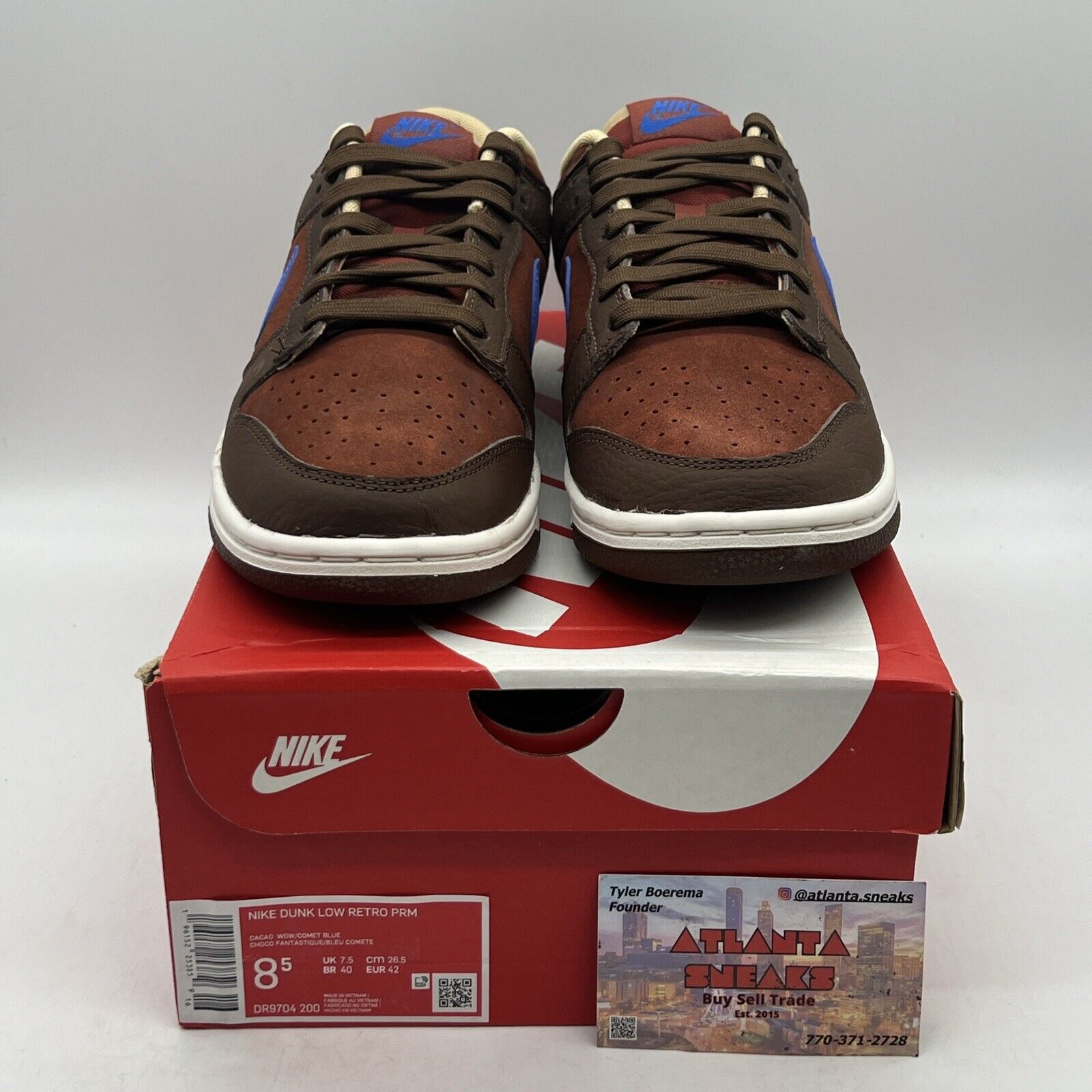 Size 8.5 - Nike Dunk Low Mars Stone Blue Brand New Og All
