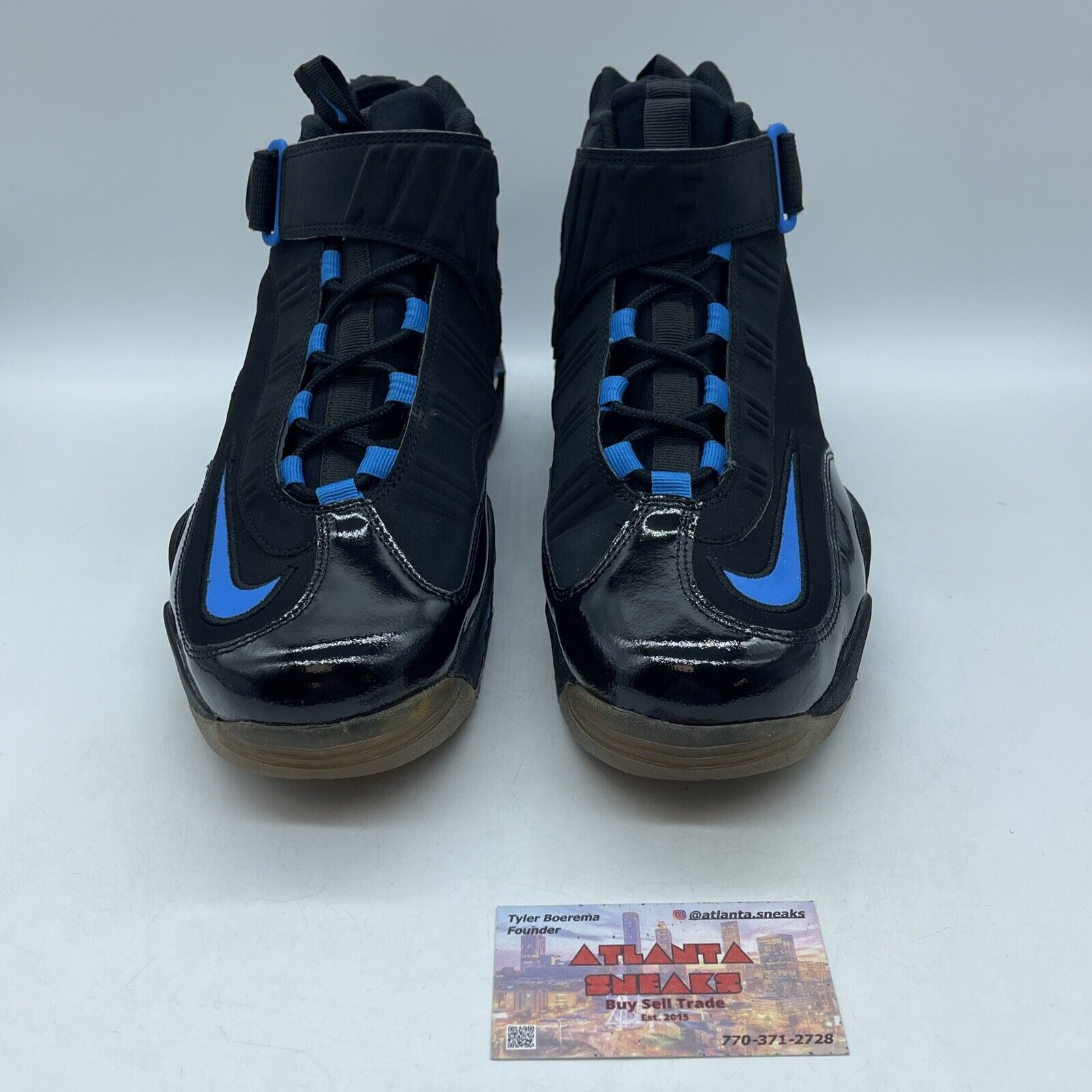 Size 13 - Nike Air Griffey Max 1 Black Photo Blue Suede Leather (354912-030)