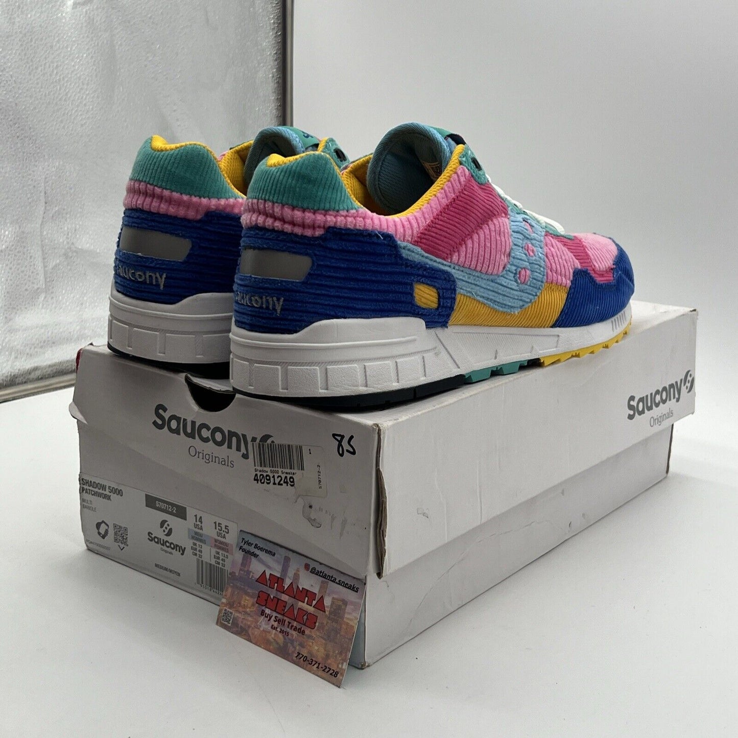 Size 14 - Saucony Shadow 5000 Patchwork Pink Blue Teal Orange (S70712-2)