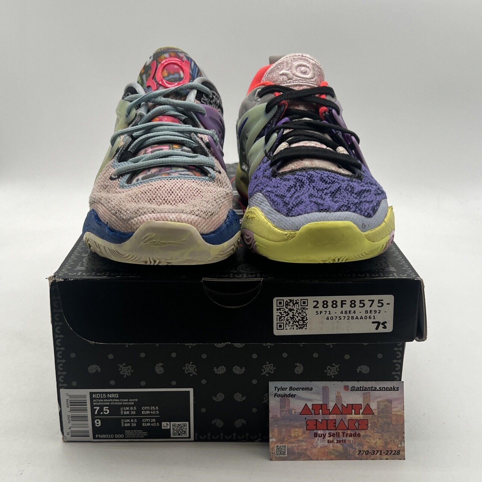 Size 7.5 - Nike KD15 What The - (FN8010-500)