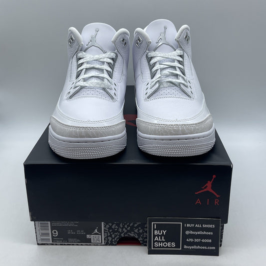 Size 9 - Air Jordan 3 Retro 2025 Pure Money (CT8532-111)