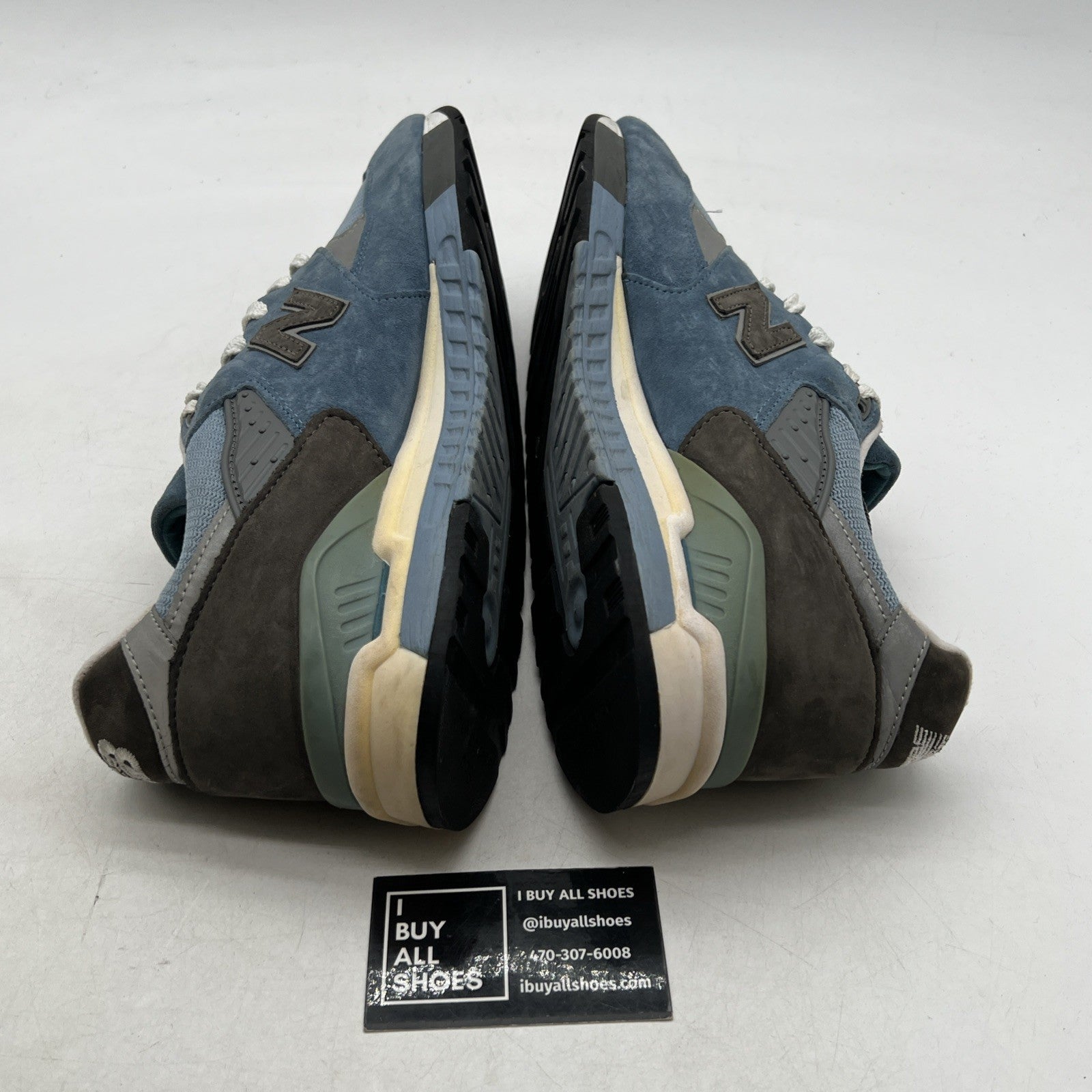 Size 13 - New Balance 998 Made in USA Blue Denim (M998BD)