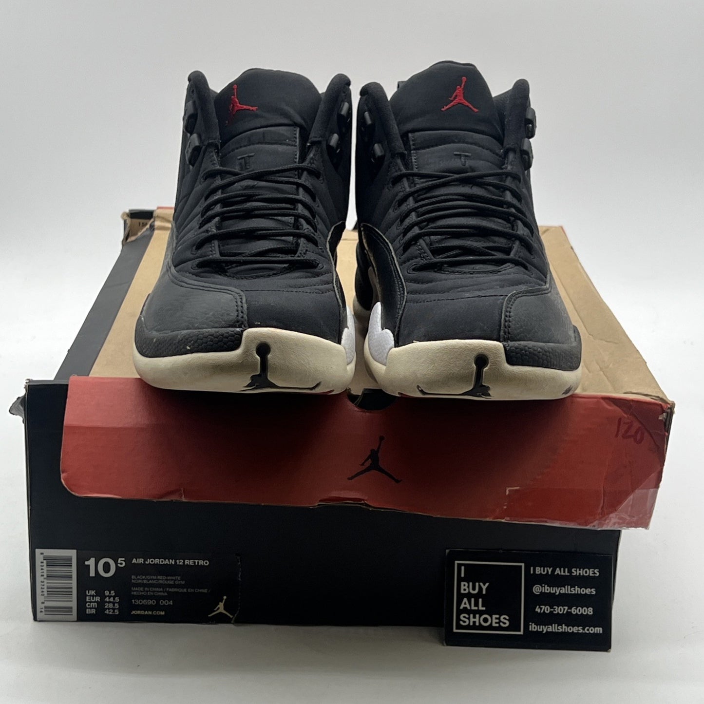 Size 10.5 - Air Jordan 12 Retro Neoprene (130690-004)