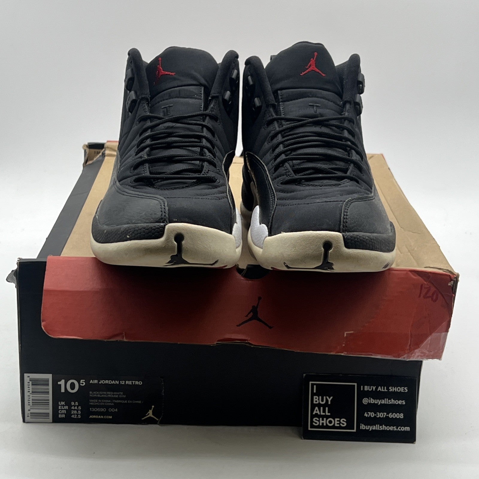 Size 10.5 - Air Jordan 12 Retro Neoprene (130690-004)