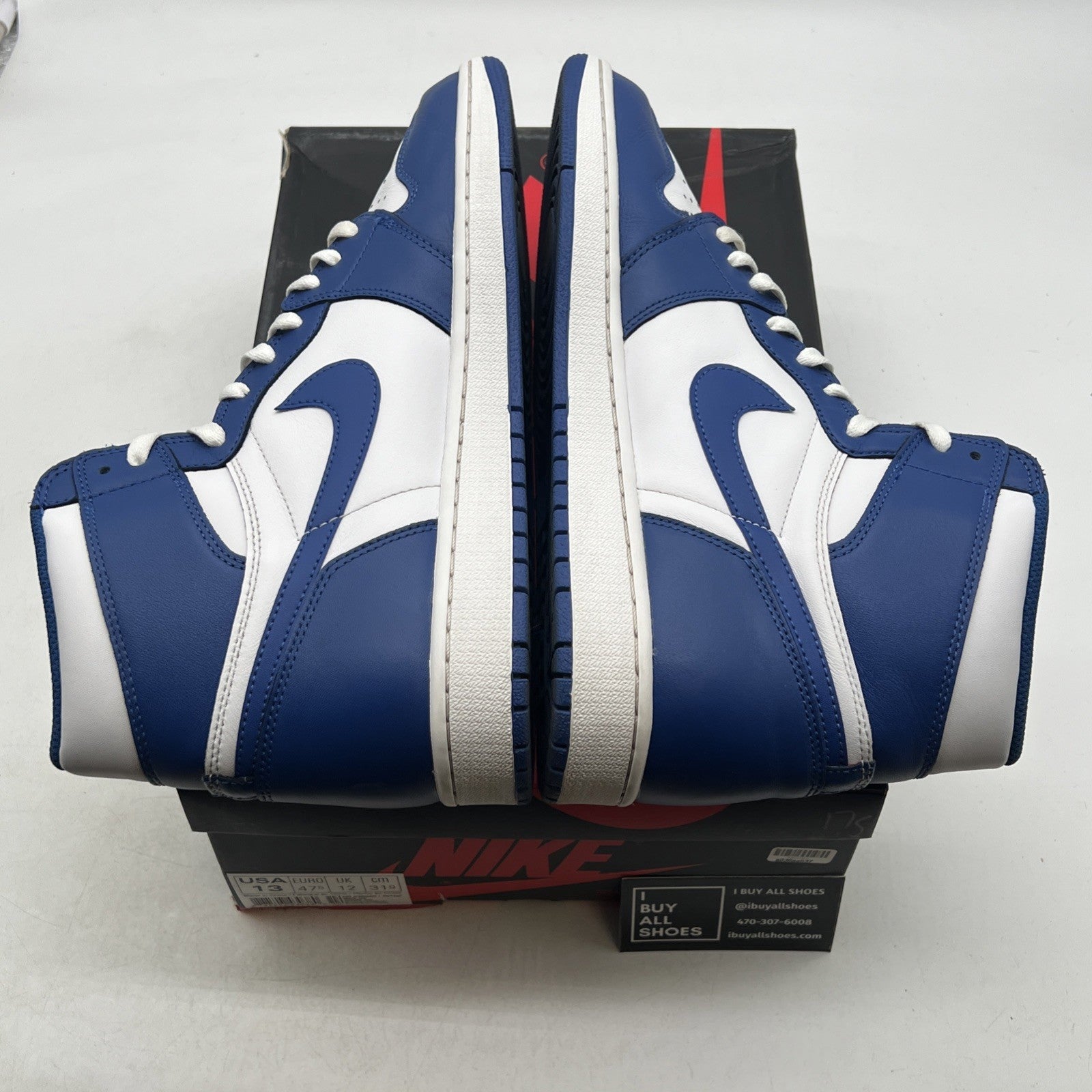Size 13 - Air Jordan 1 Retro High OG Storm Blue 2016 (555088-127)