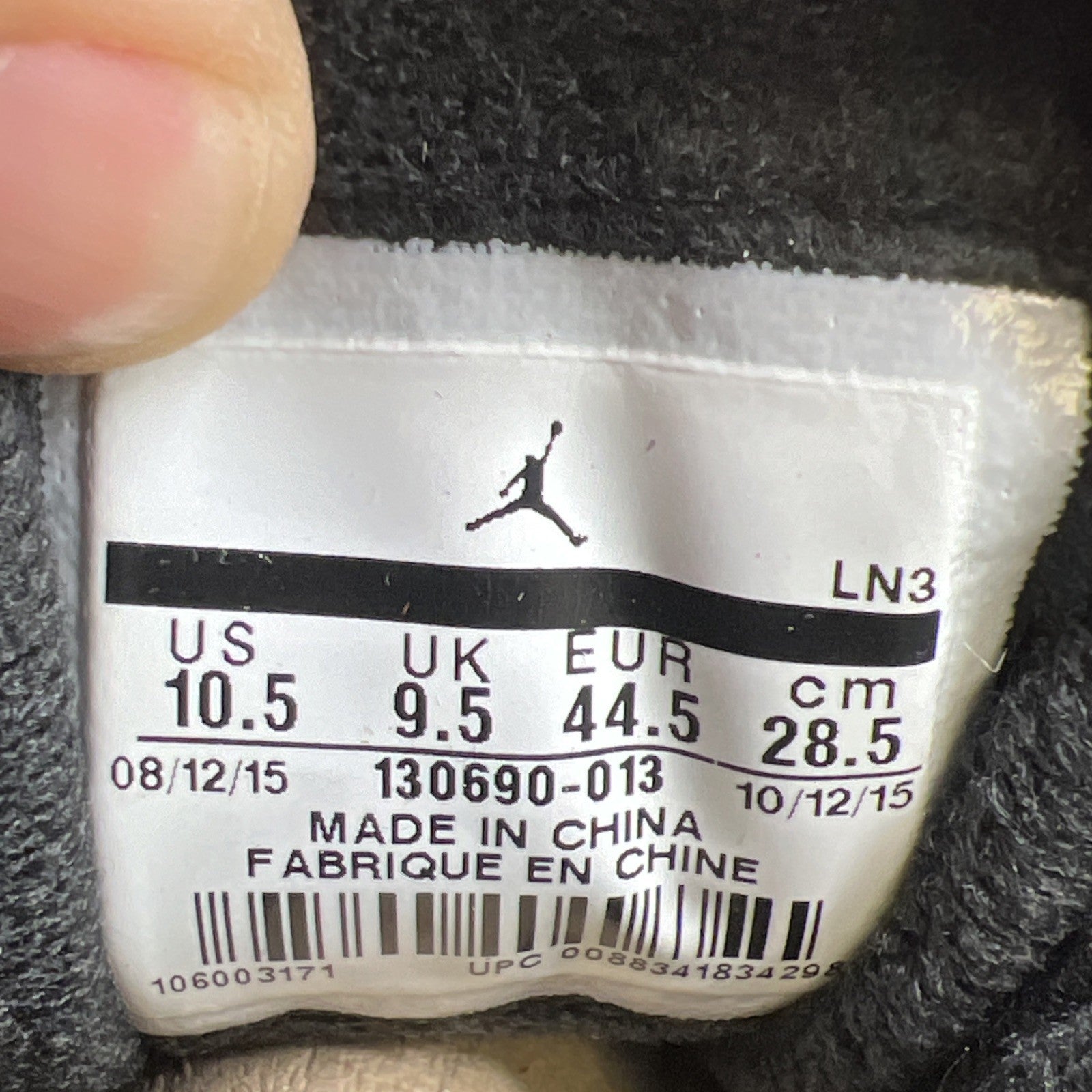 Size 10.5 - Air Jordan 12 Retro The Master (130690-013)