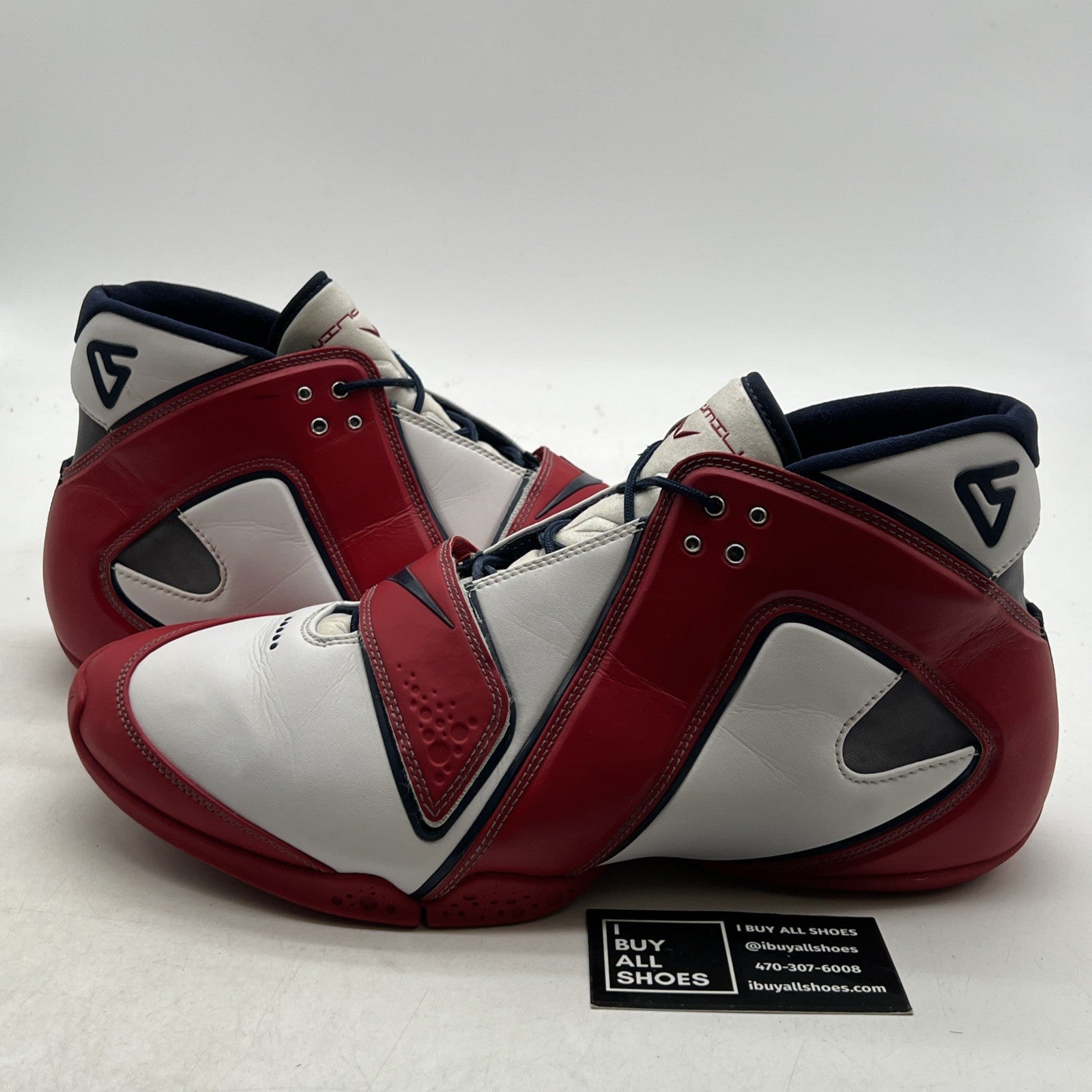 Size 13 - Nike Air Flight Windmill Lace Up Basketball Shoes (318112-144)