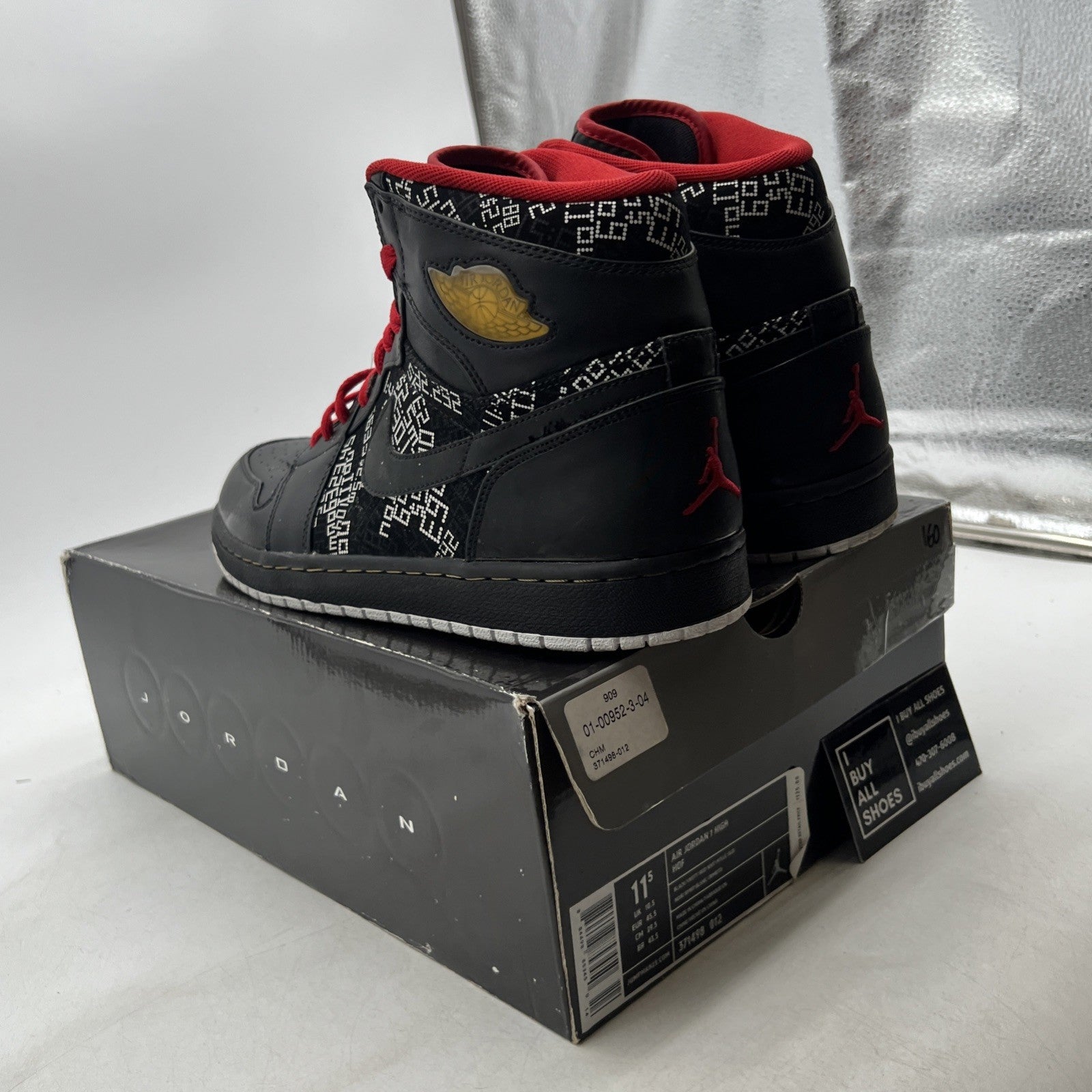 Size 11.5 - Air Jordan 1 Hof High Hall Of Fame (371498-012)