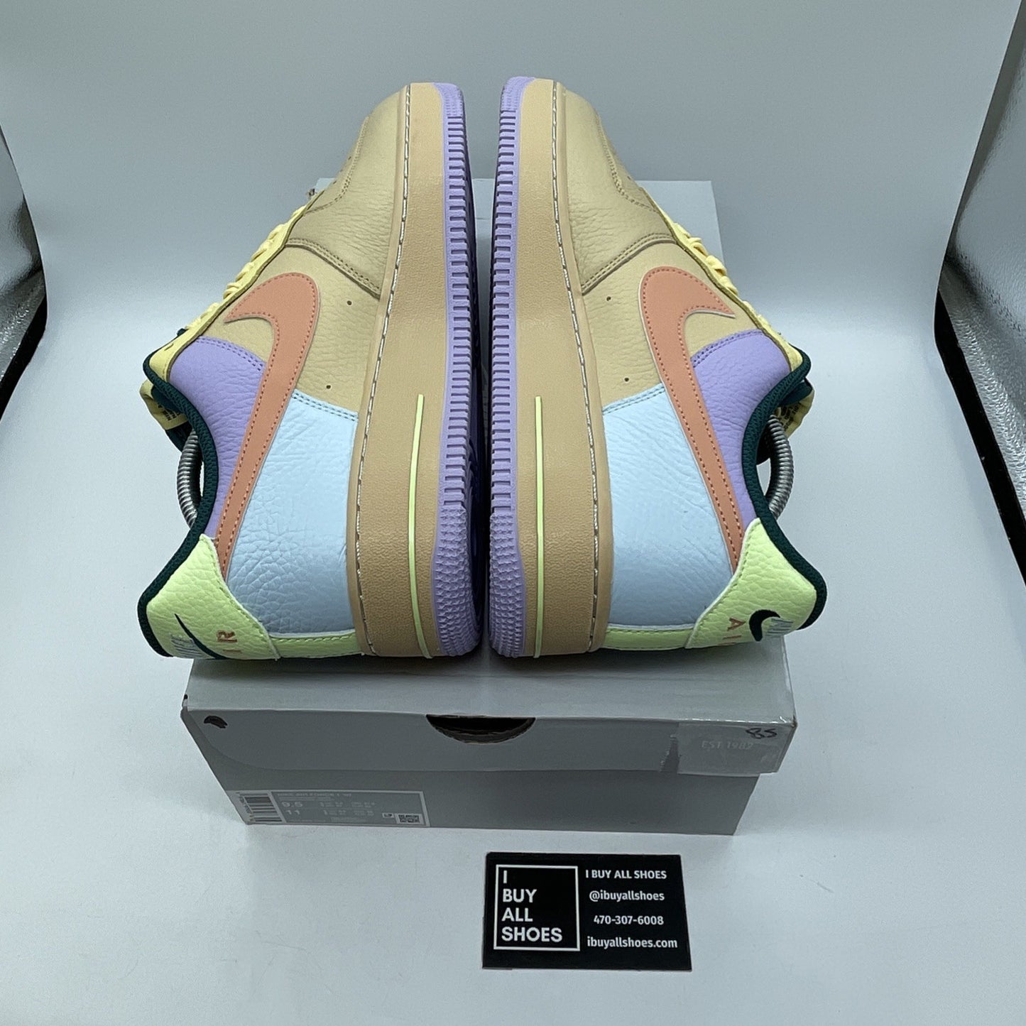 Size 9.5 - Nike Air Force 1 Low Easter 2025 Blue Purple Leather (IB4493-252)