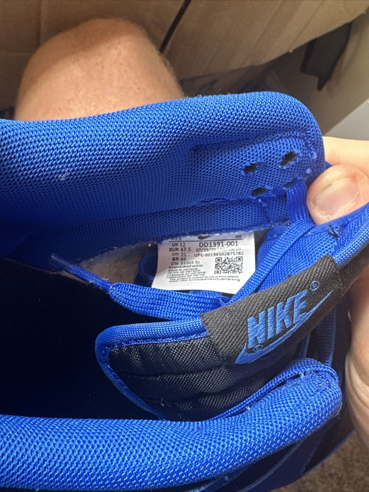 Size 13 - Nike Dunk Low Hyper Cobalt 2021