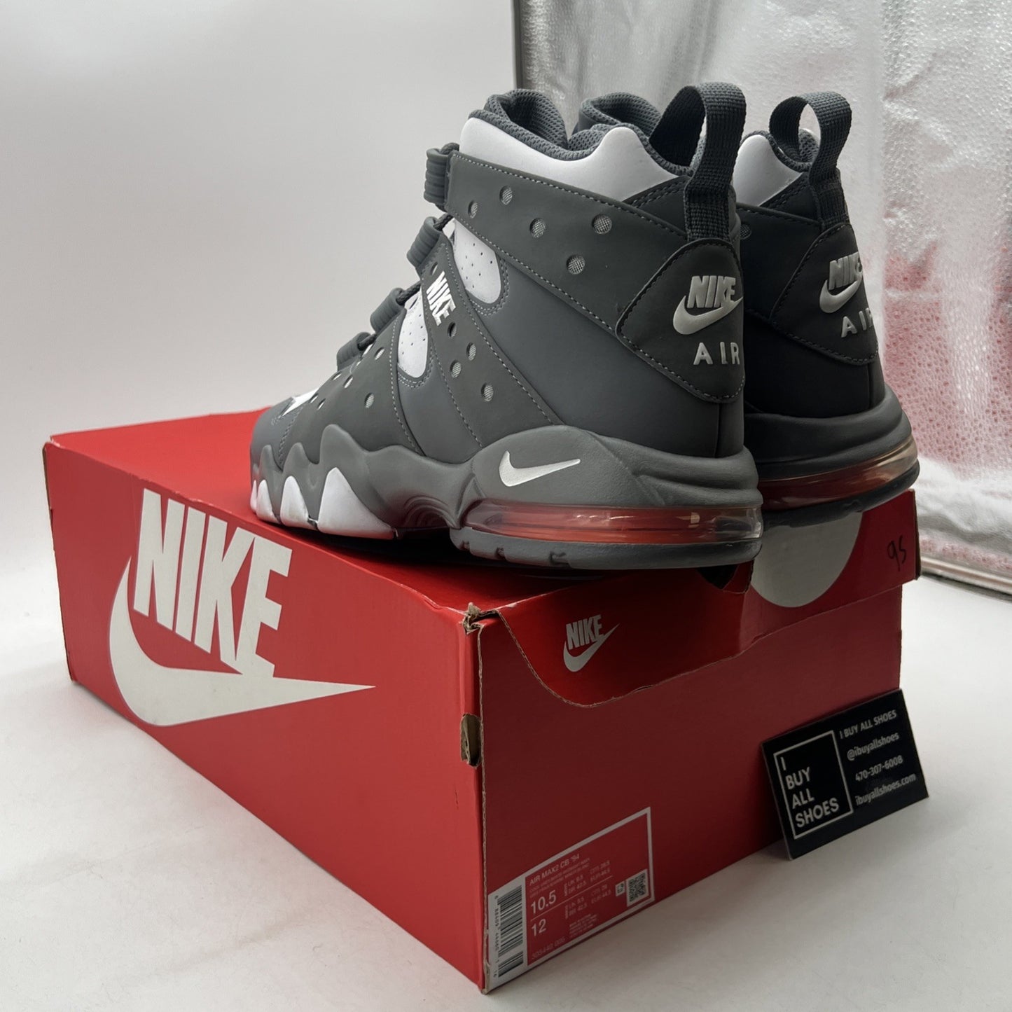Size 10.5 - Nike Air Max 2 CB 94 2015 Cool Grey (305440-005)