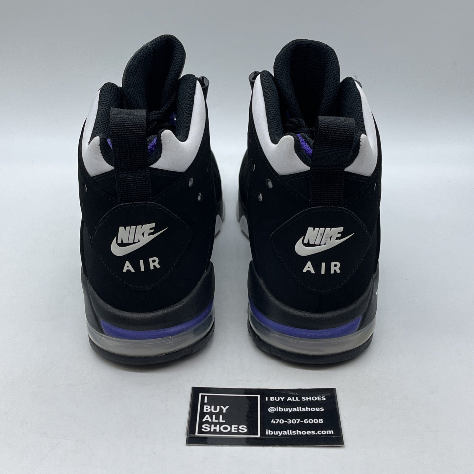 Size 10.5 - Nike Air Max 2 CB 94 OG 2023 Black Purple Suede (FQ8233-001)