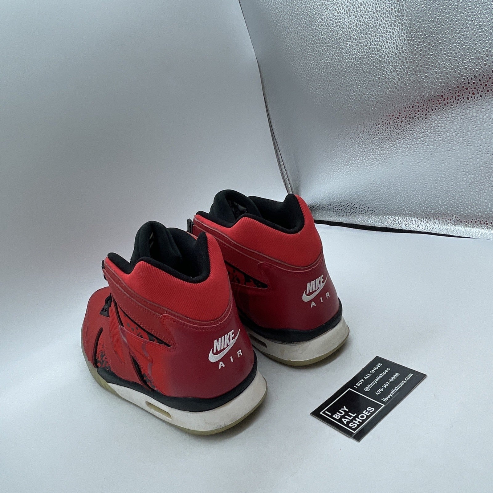 Size 13 - Nike Air Tech Challenge Hybrid Challenge Red (653873-600)
