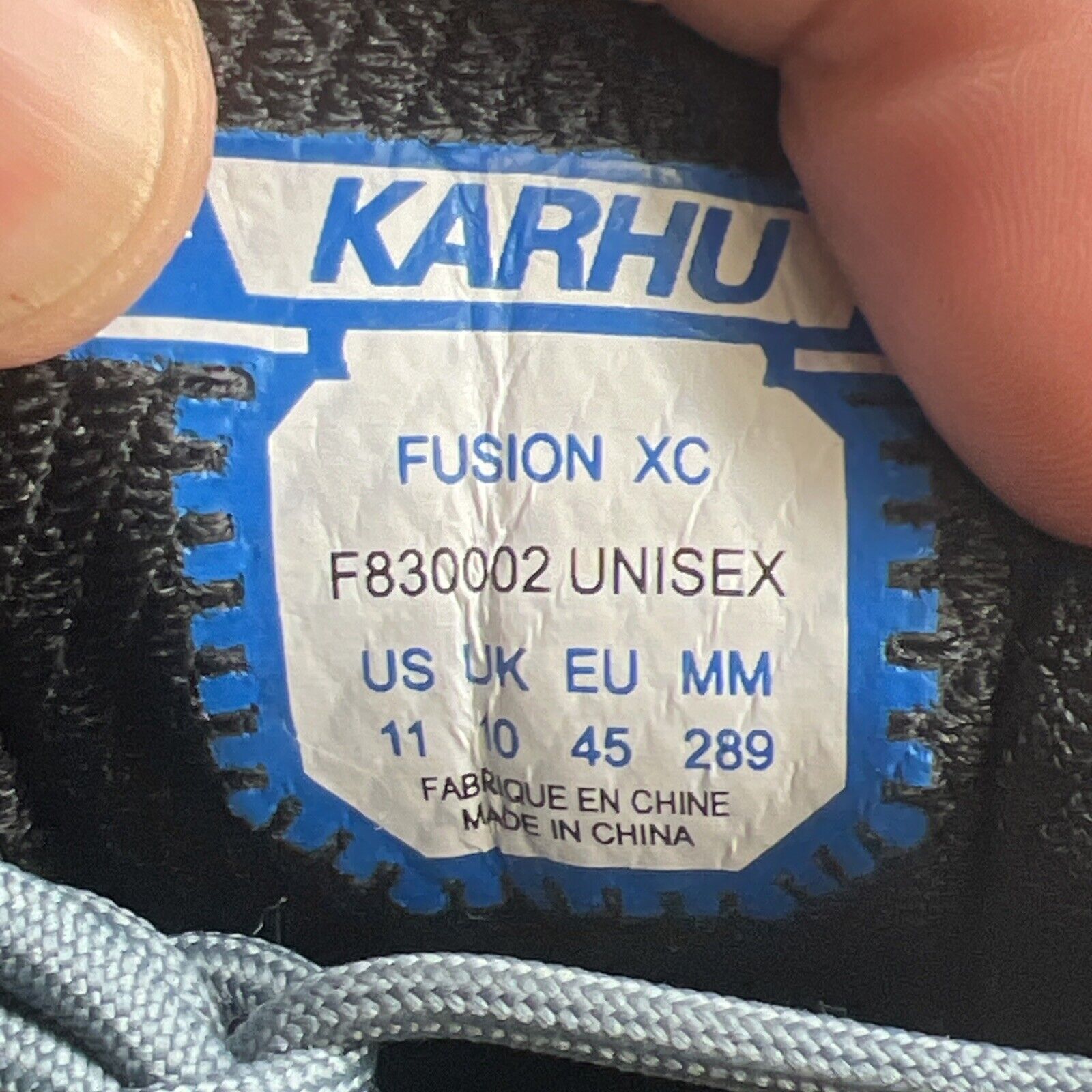Size 11 - KARHU FUSION XC ABBEY STONE / GUNMETAL (F830002)
