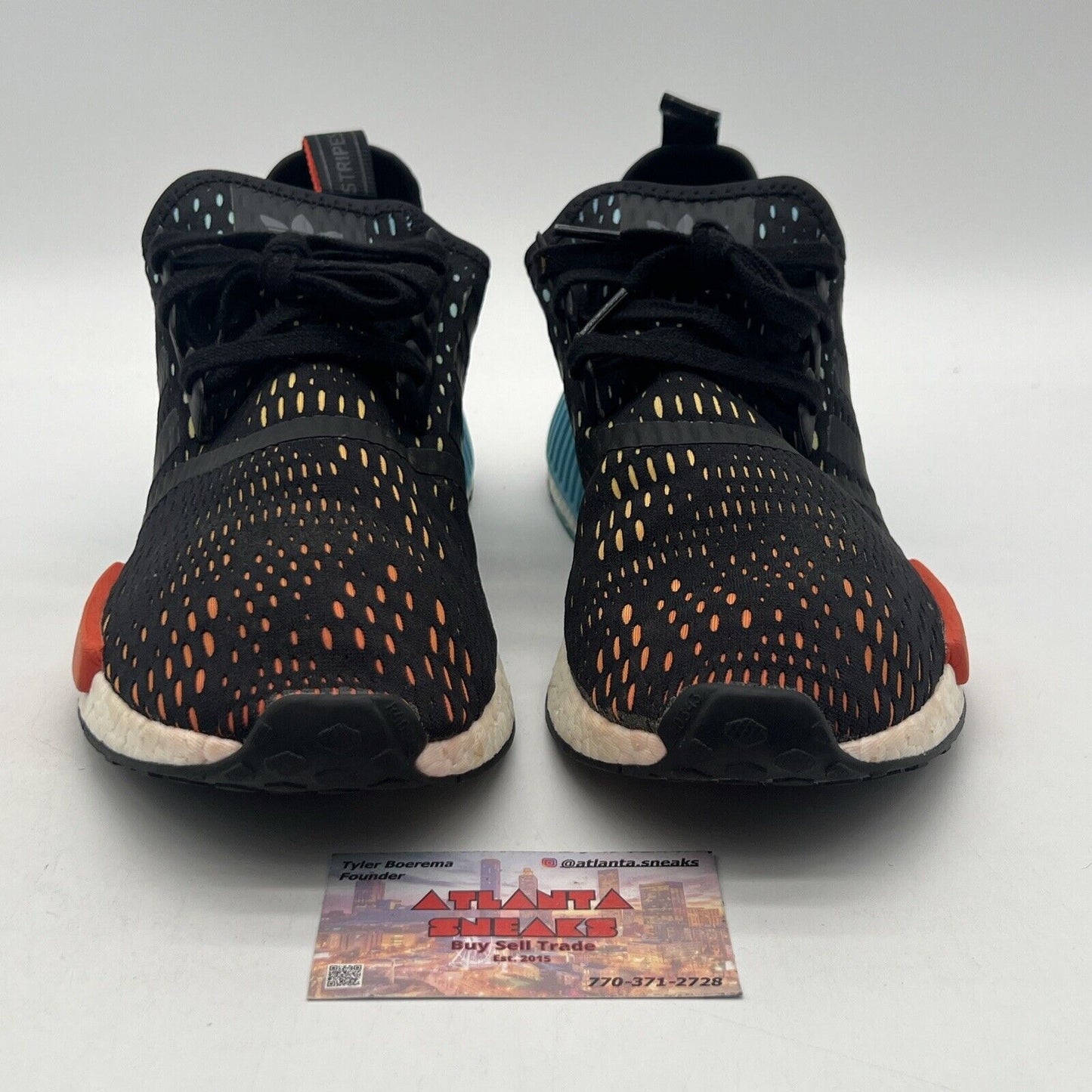 Size 12 - adidas NMD_R1 Rainbow Red Blue White Black (BB4296)