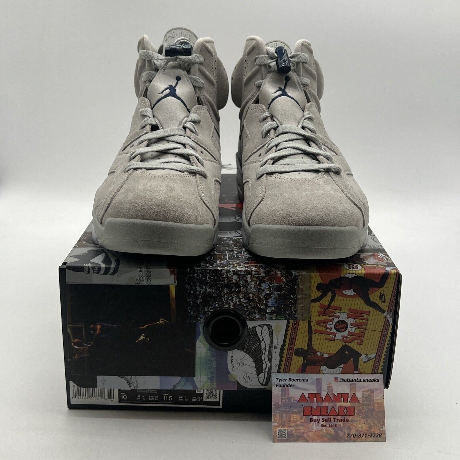 Size 10 - Air Jordan 6 Retro Mid Georgetown (CT8529-012)