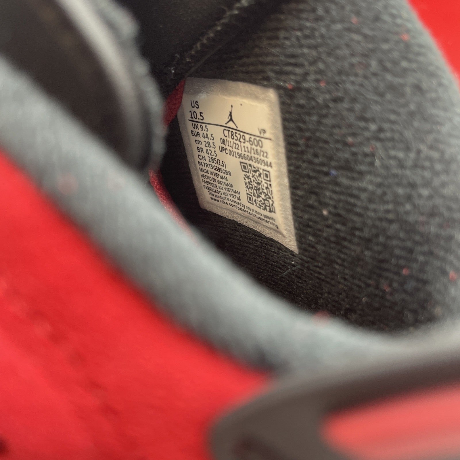 Size 10.5 - Air Jordan 6 Retro Toro Bravo (CT8529-600)