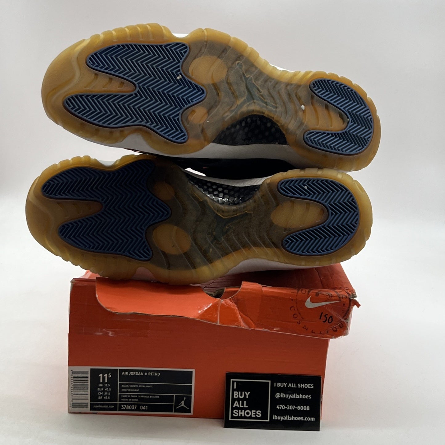 Size 11.5 - Air Jordan 11 Retro 2009 Space Jam (378037-041)