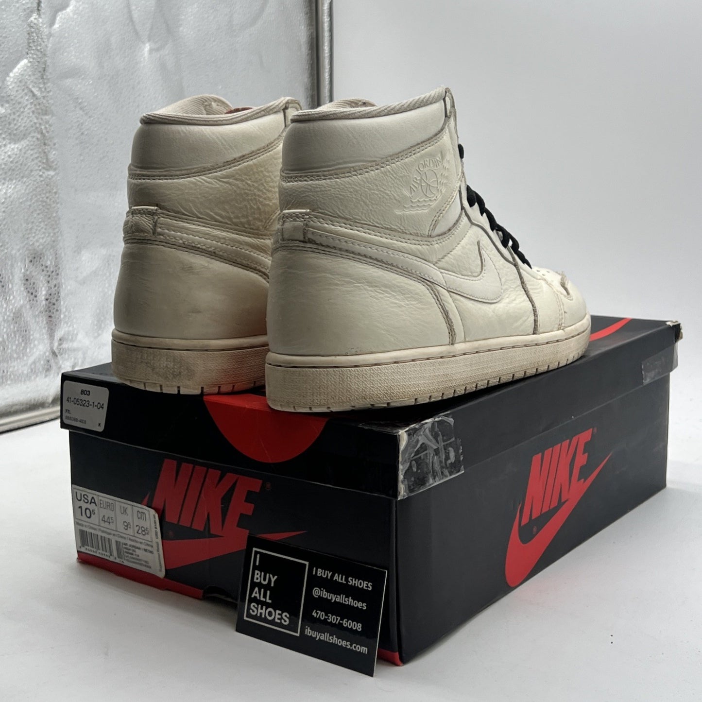 Size 10.5 - Air Jordan 1 Retro OG High Sail (555088-114)