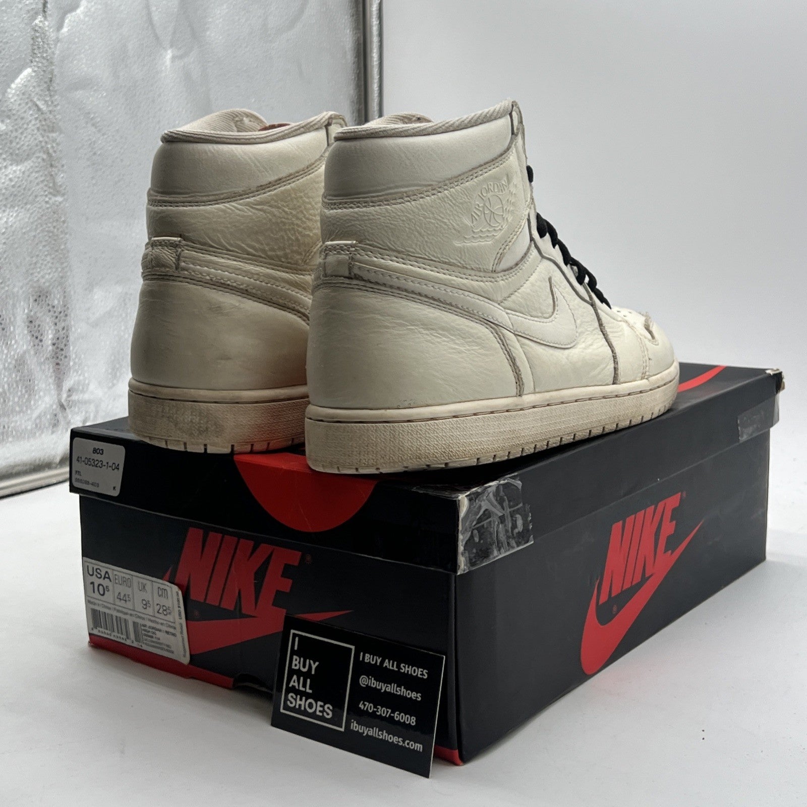 Size 10.5 - Air Jordan 1 Retro OG High Sail (555088-114)