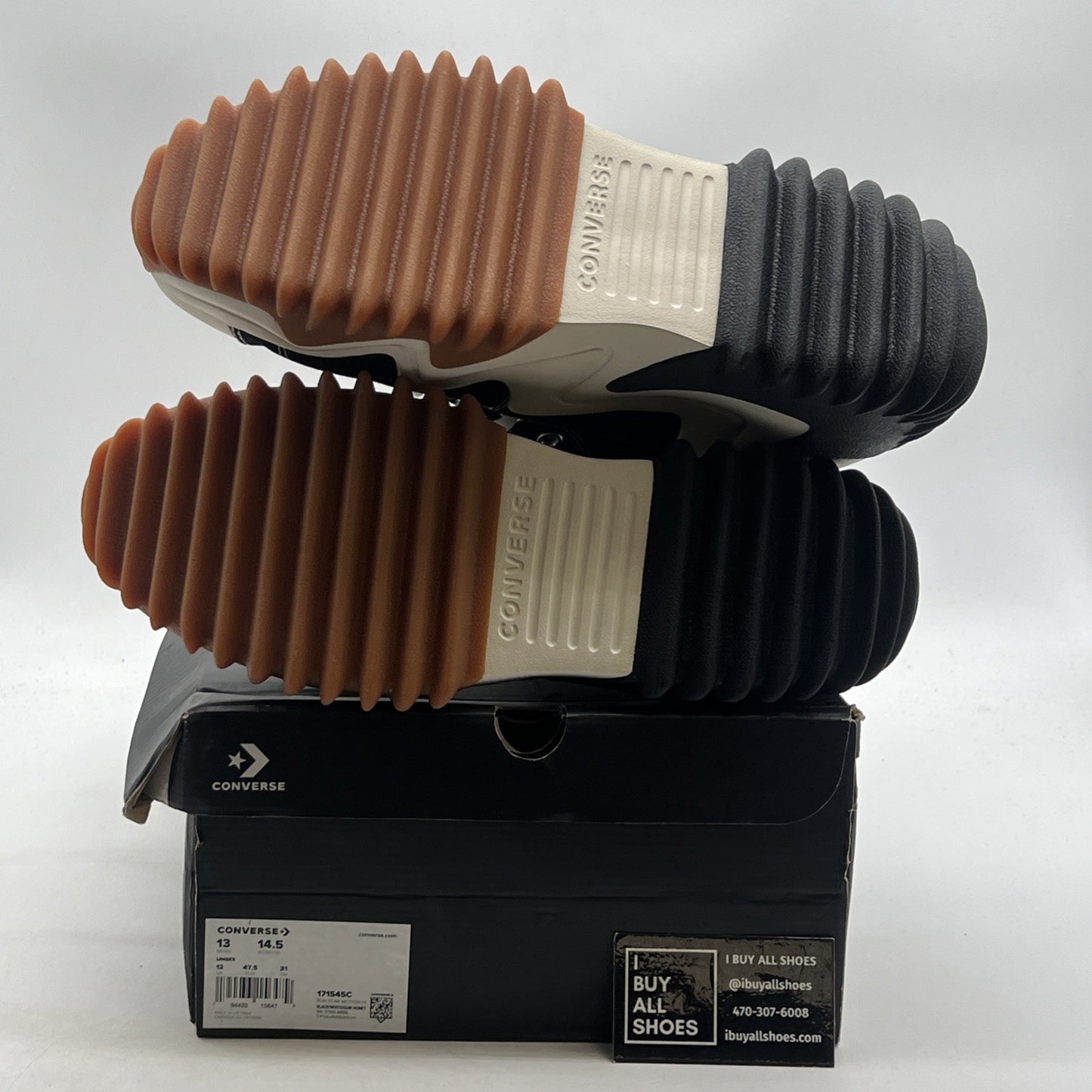 Size 13 - Converse Run Star Motion Black Gum Honey (171545C)