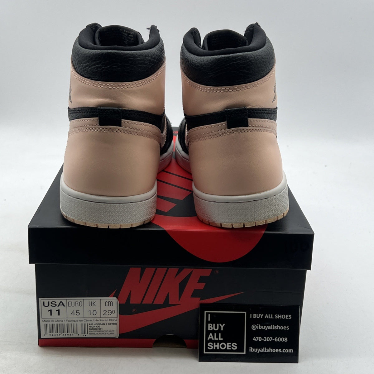 Size 11 - Air Jordan 1 Retro OG High Crimson Tint (555088-081)