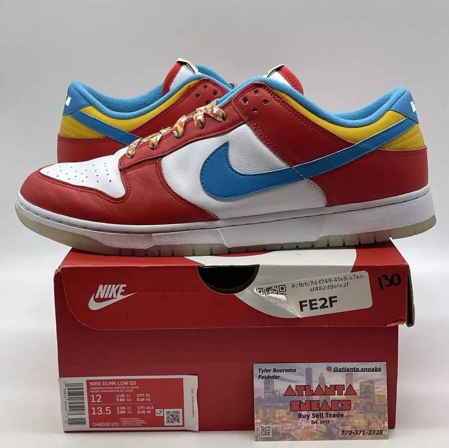 Size 12 - Nike Dunk Low x LeBron James x Fruity Pebbles Red Multi (DH8009-600)