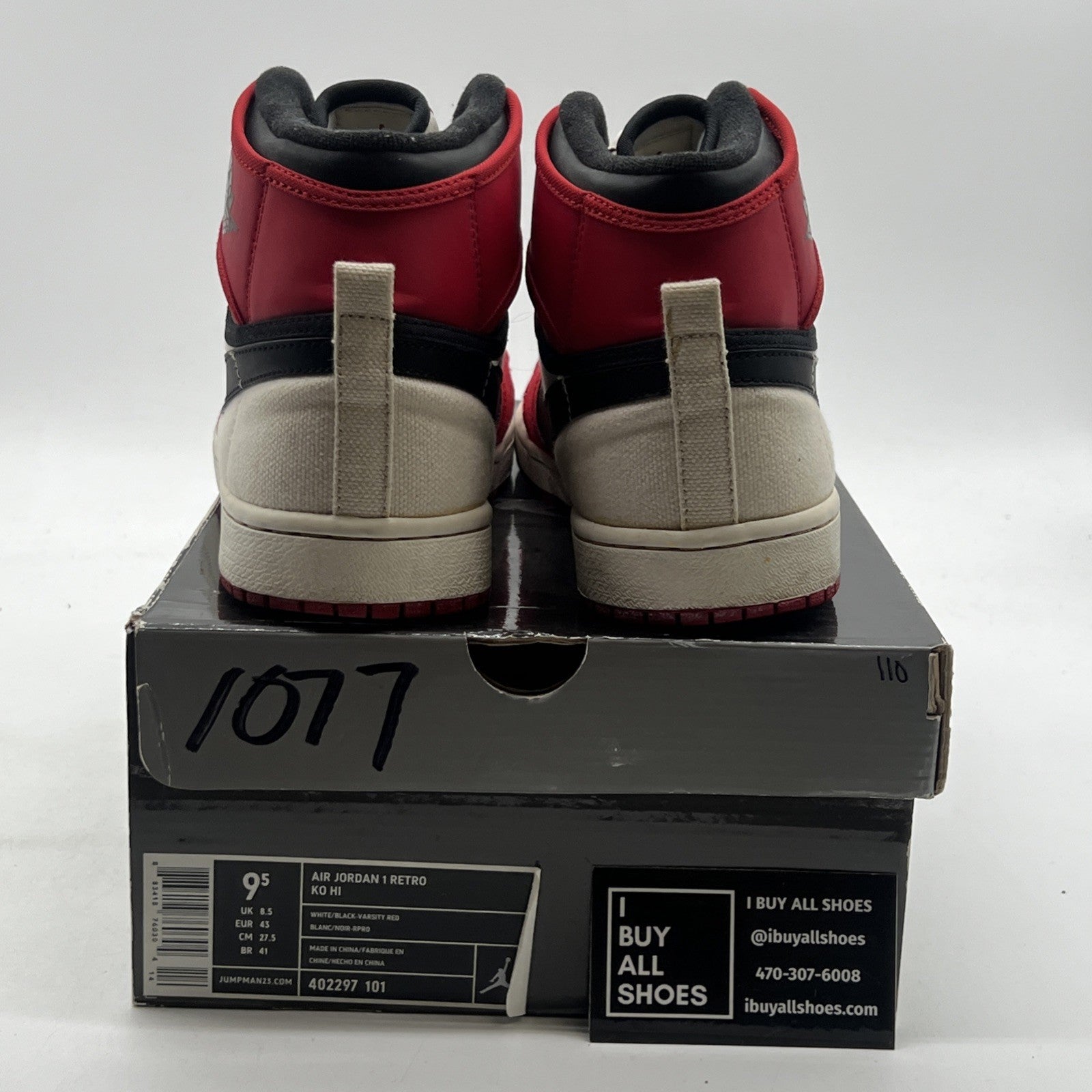 Size 9.5 - Jordan AJKO Retro 2010 High Chicago (402297-101)