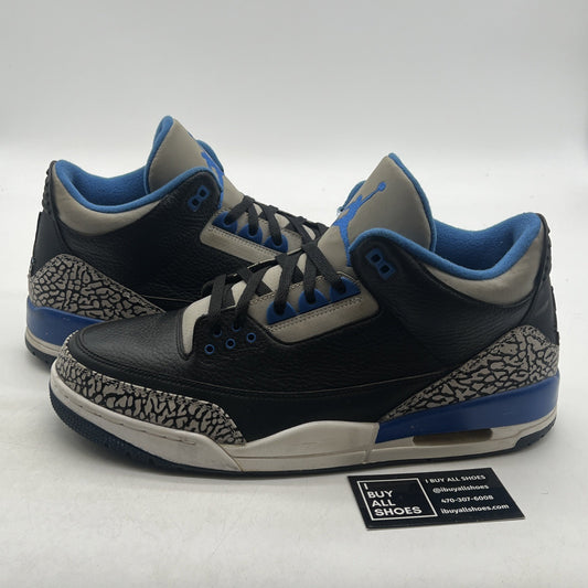 Size 13 - Air Jordan 3 Retro Sport Blue (136064-007)