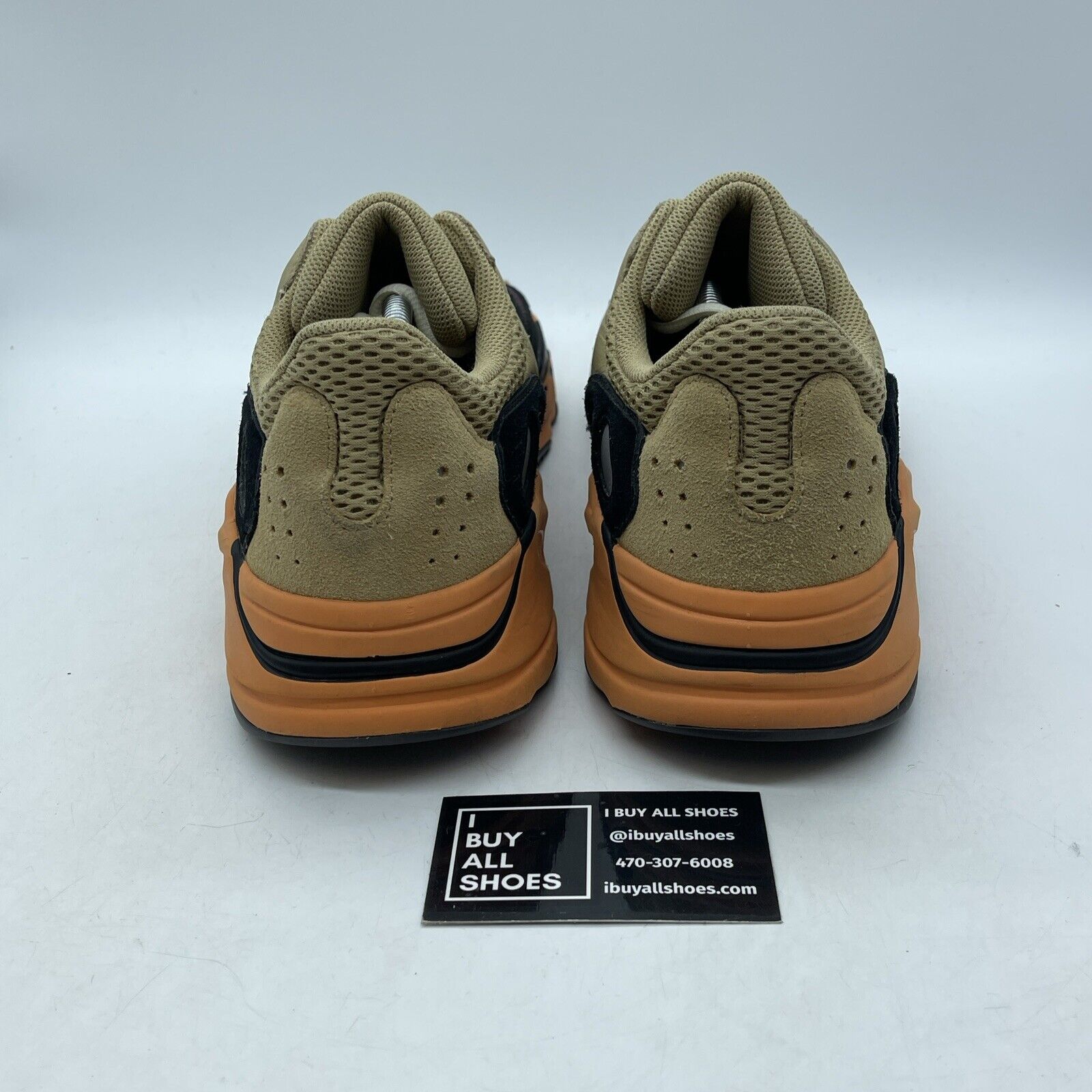 Size 12 - adidas Yeezy Boost 700 Enflame Amber Brown Suede Leather (GW0297)