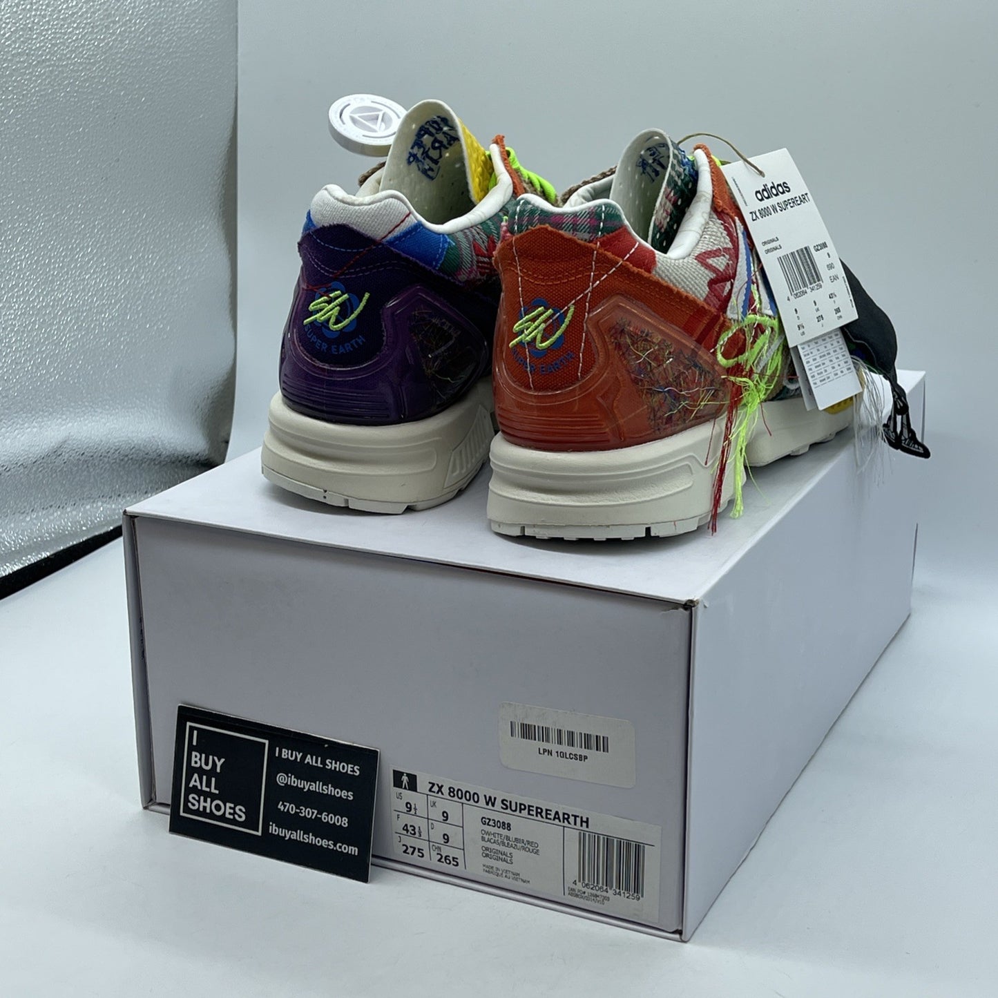 Size 9.5 - adidas Sean Wotherspoon x ZX 8000 A-ZX Series Suede (GZ3088)