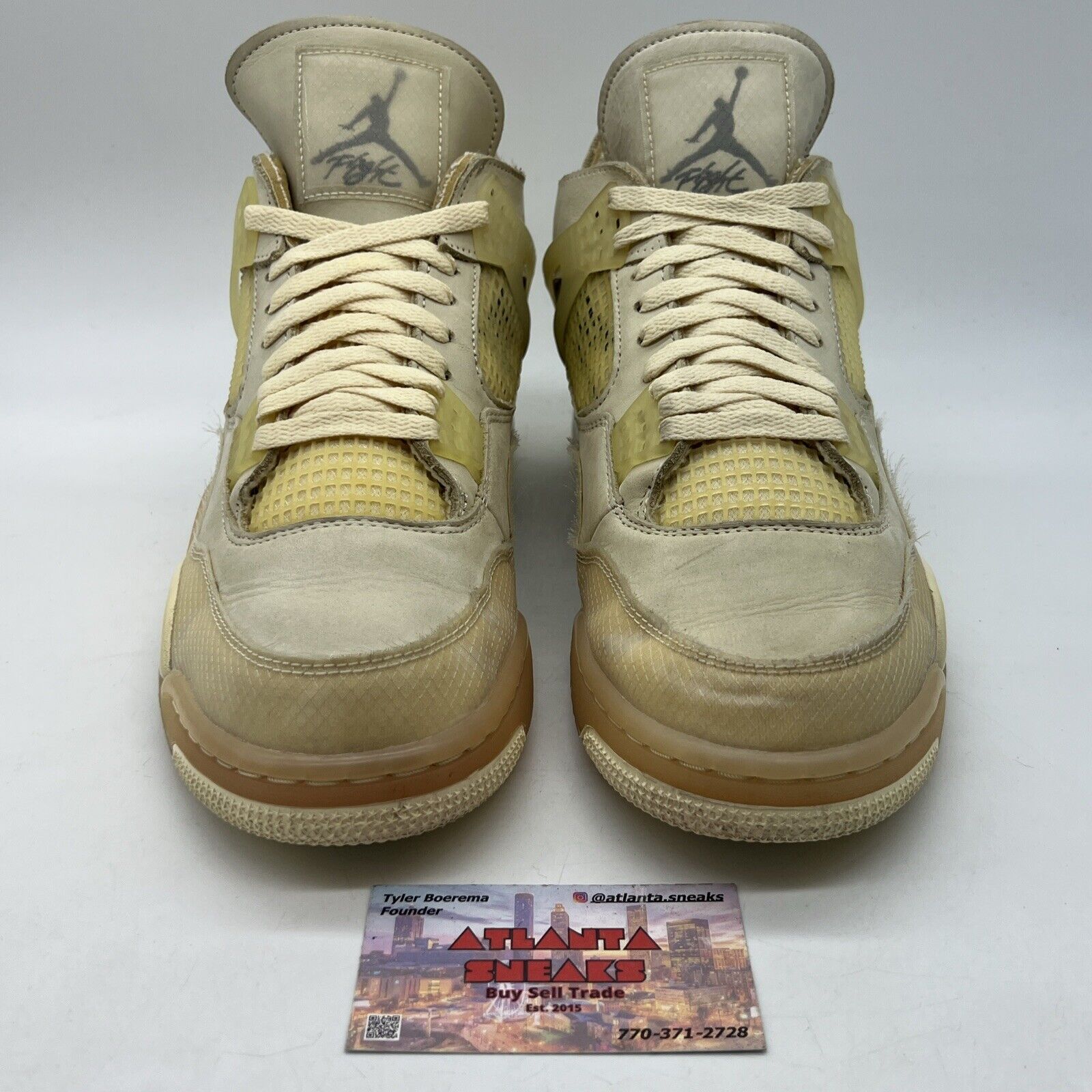 Size 13 - Jordan 4 SP x Off-White Mid Sail W (CV9388-100)