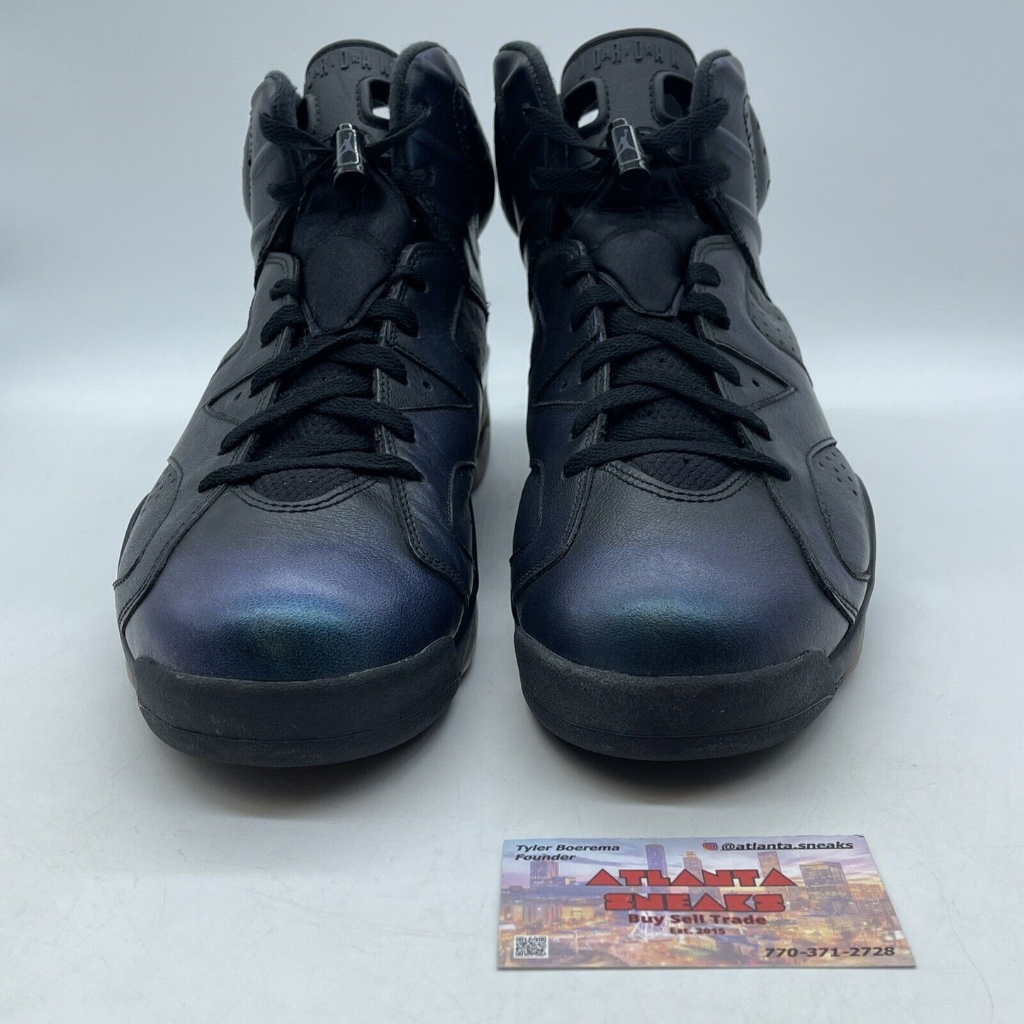 Size 13 - Air Jordan 6 Retro All Star - Chameleon Black Purple (907961-015)