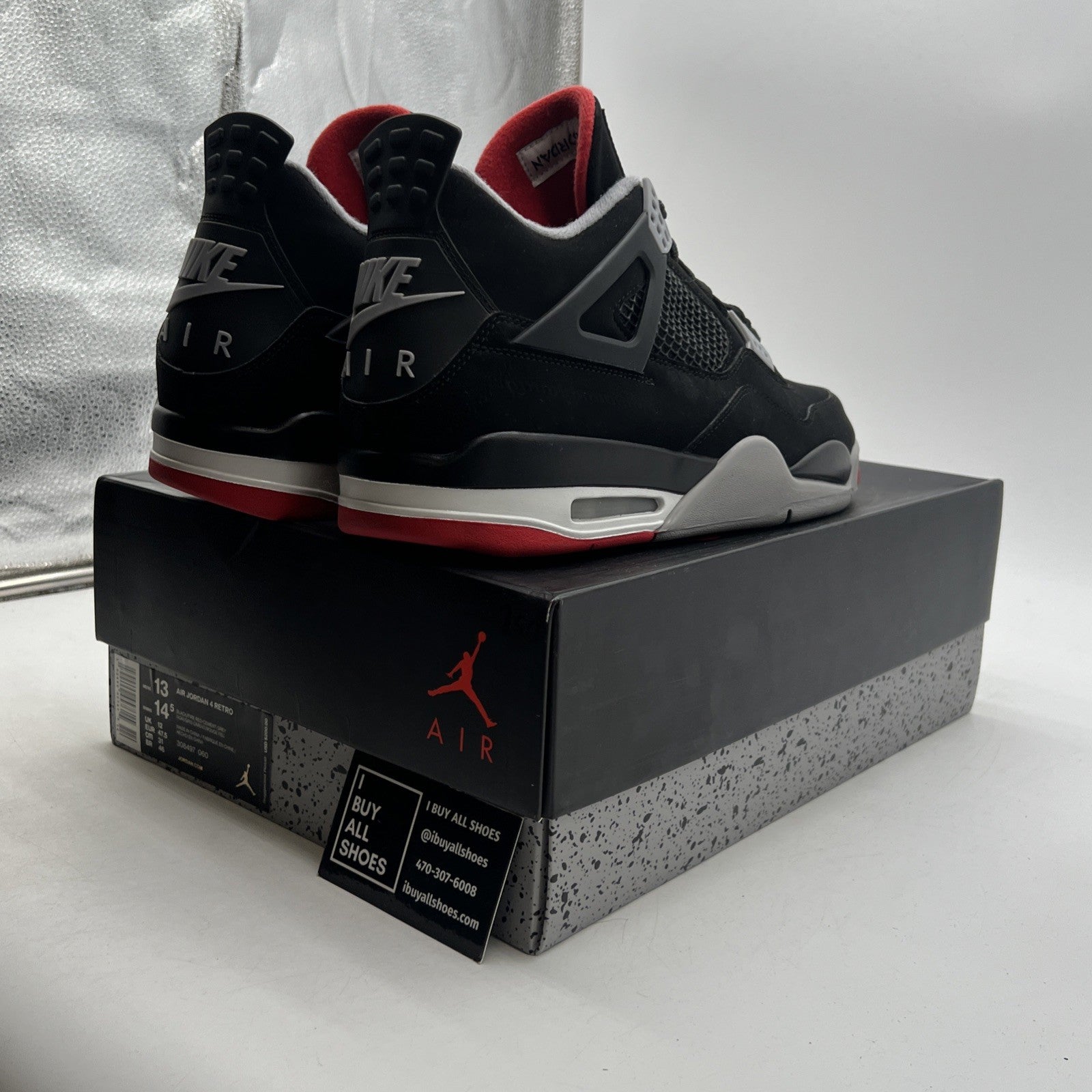 Size 13 - Air Jordan 4 Retro OG Mid Bred 2019 (308497-060)