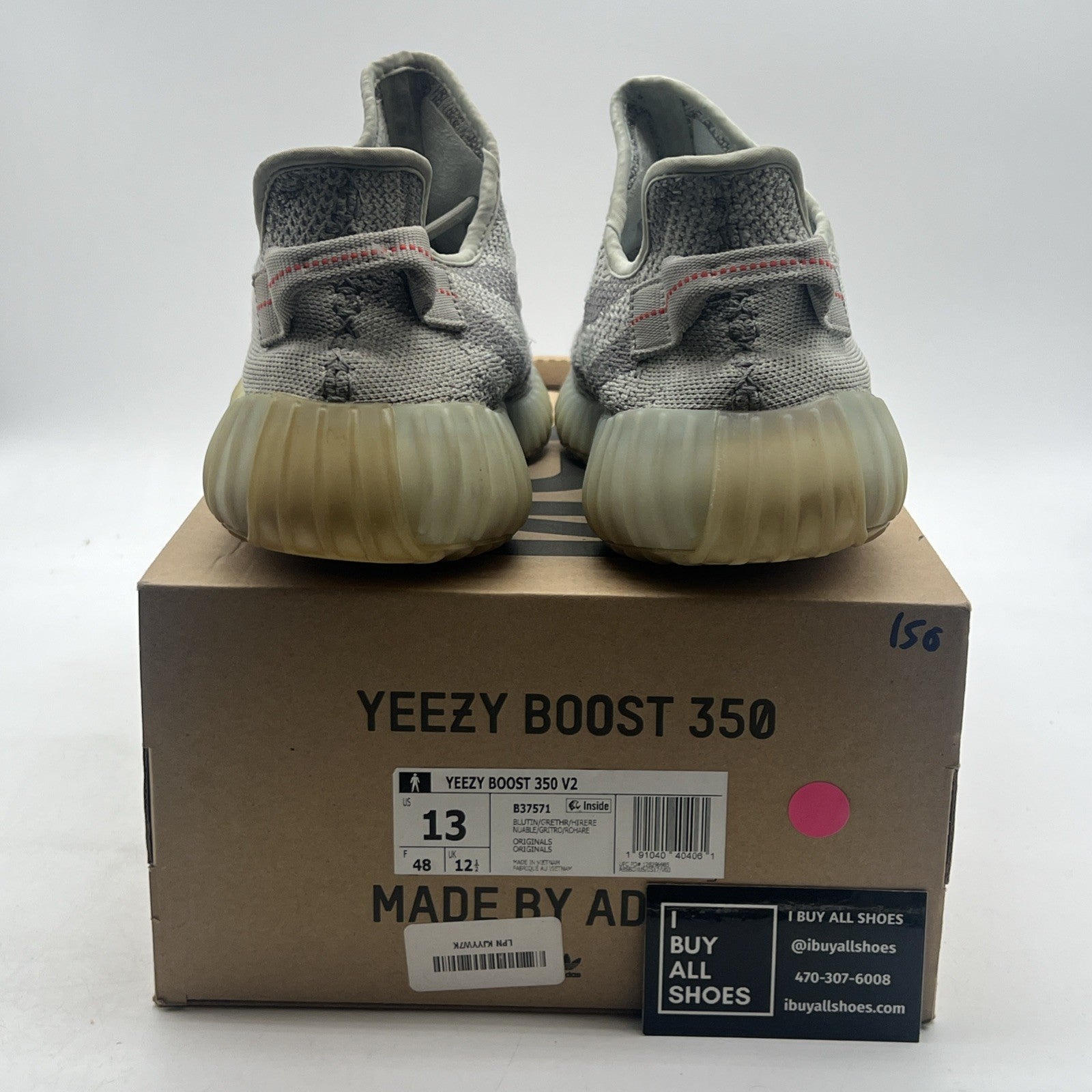 Size 13 - adidas Yeezy Boost 350 V2 Low Blue Tint (B37571)