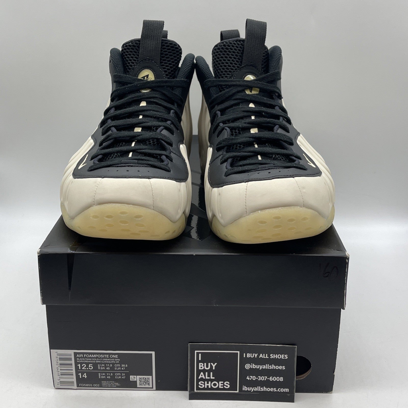 Size 12.5 - Nike Air Foamposite One Light Orewood Brown (FD5855-002)
