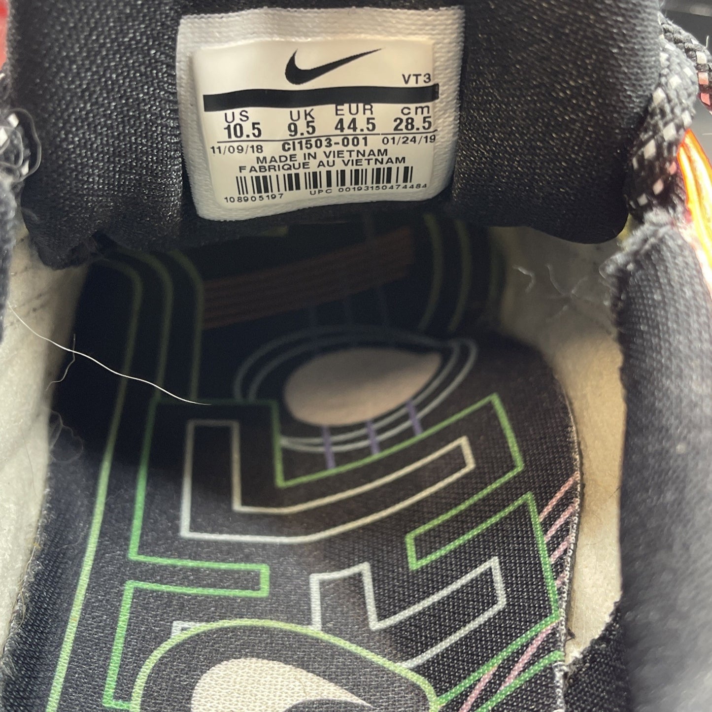 Size 10.5 - Nike Air Max 97 On Air: Neon Seoul  Black Blue Leather (CI1503-001)