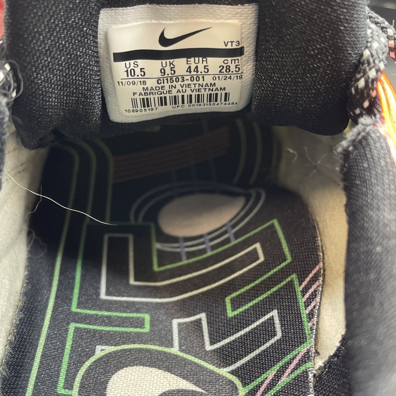 Size 10.5 - Nike Air Max 97 On Air: Neon Seoul  Black Blue Leather (CI1503-001)