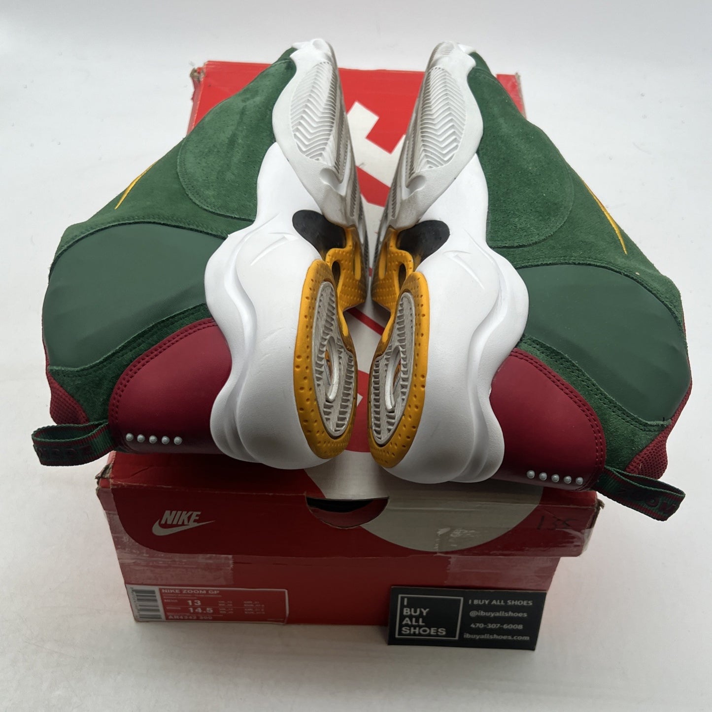 Size 13 - Nike Zoom GP Retro Supersonics (AR4342-300)