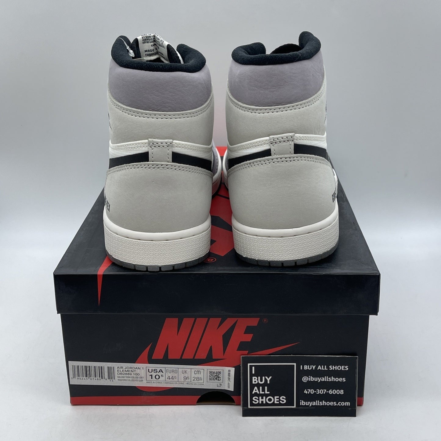 Size 10.5 - Air Jordan 1 Element GORE-TEX High Light Bone (DB2889-100)