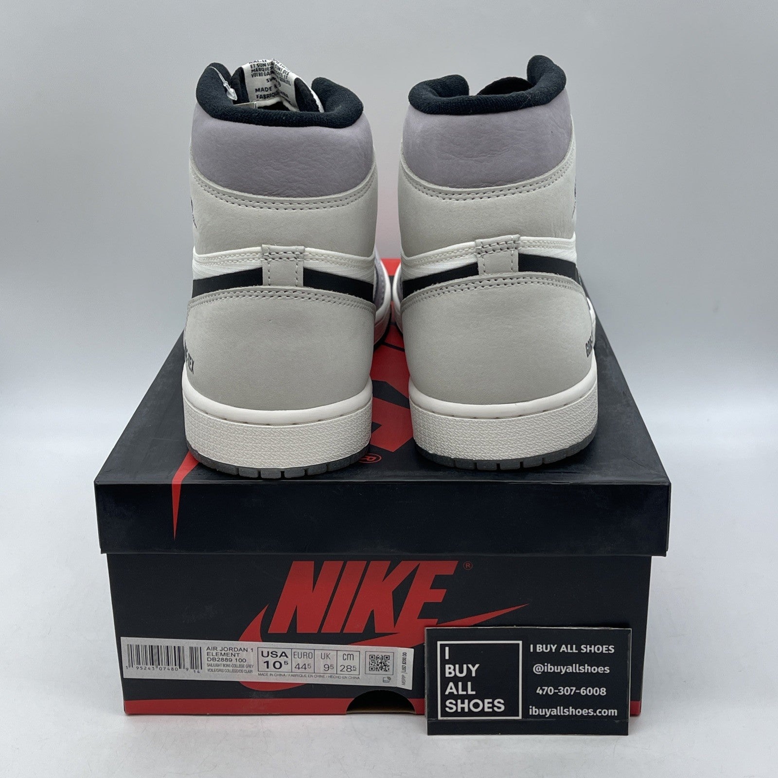 Size 10.5 - Air Jordan 1 Element GORE-TEX High Light Bone (DB2889-100)