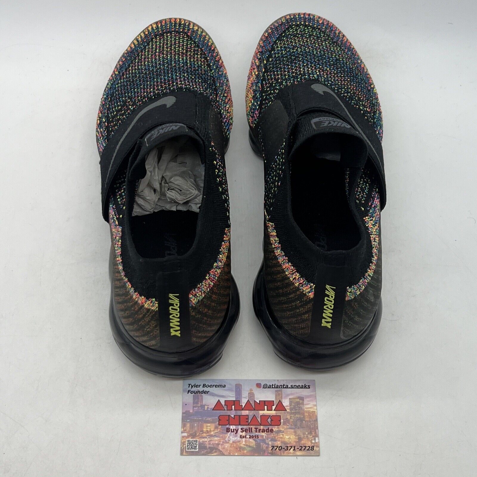 Size 11 - Nike Air VaporMax Moc Black Multi-Color (AH3397-003)