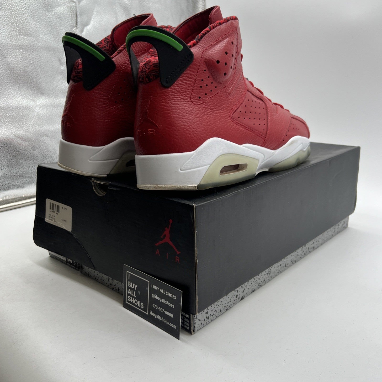 Size 14 - Air Jordan 6 Spizike History of Jordan (694091-625)