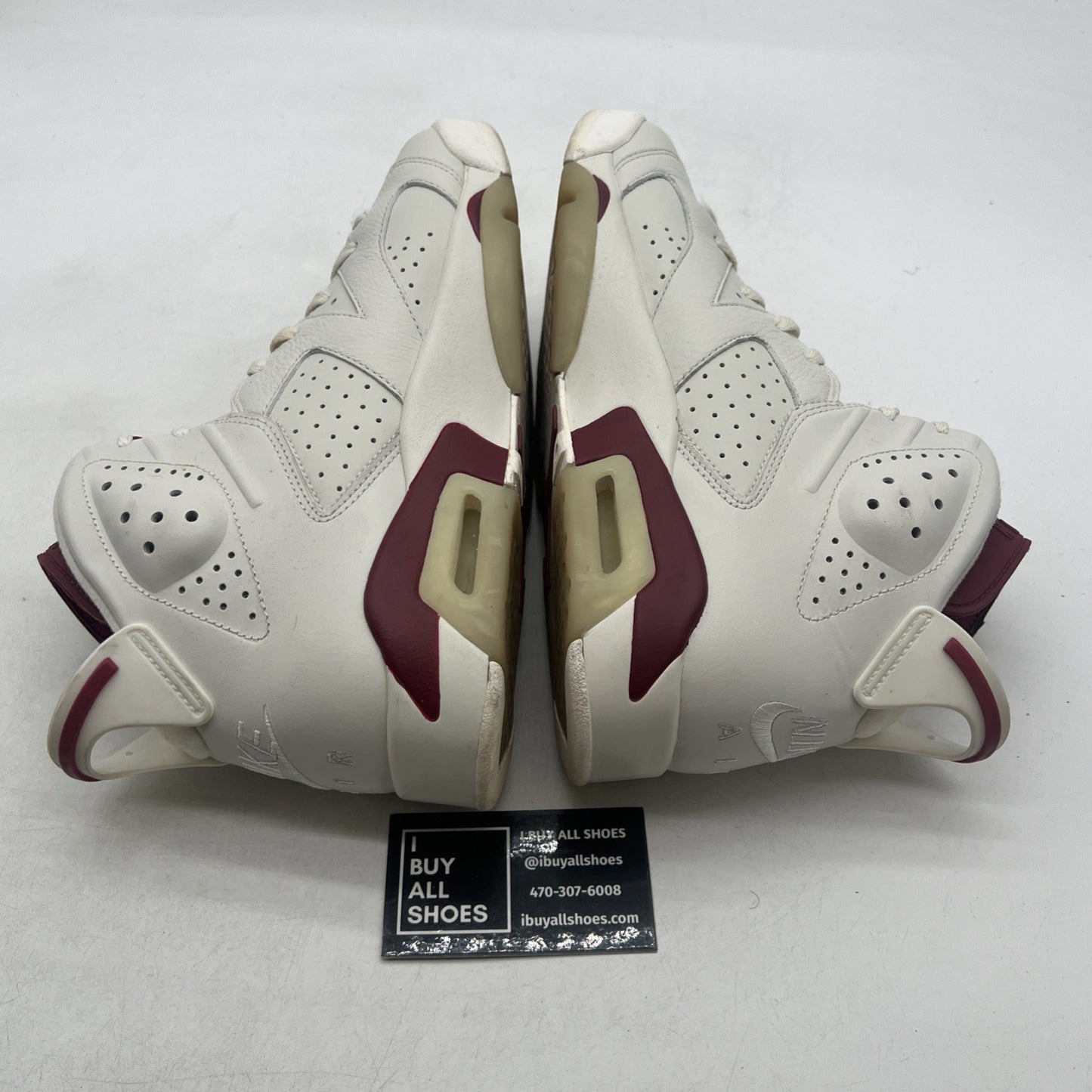 Size 9.5 - Air Jordan 6 Retro 2015 Maroon (384664-116)