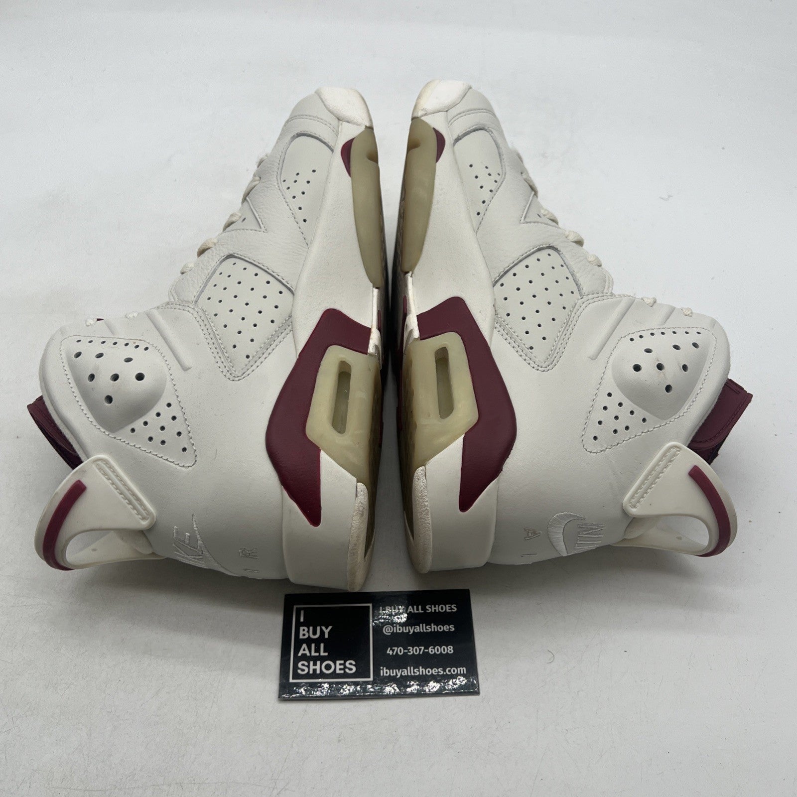 Size 9.5 - Air Jordan 6 Retro 2015 Maroon (384664-116)