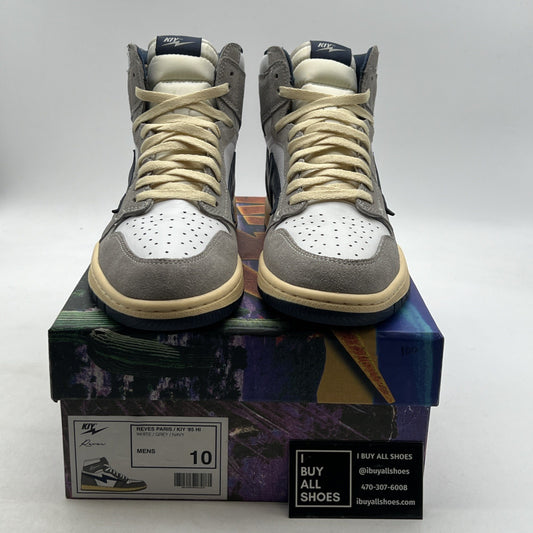 Size 10 - REVES PARIS / KIY 85 Hi WHITE/GREY/NAVY