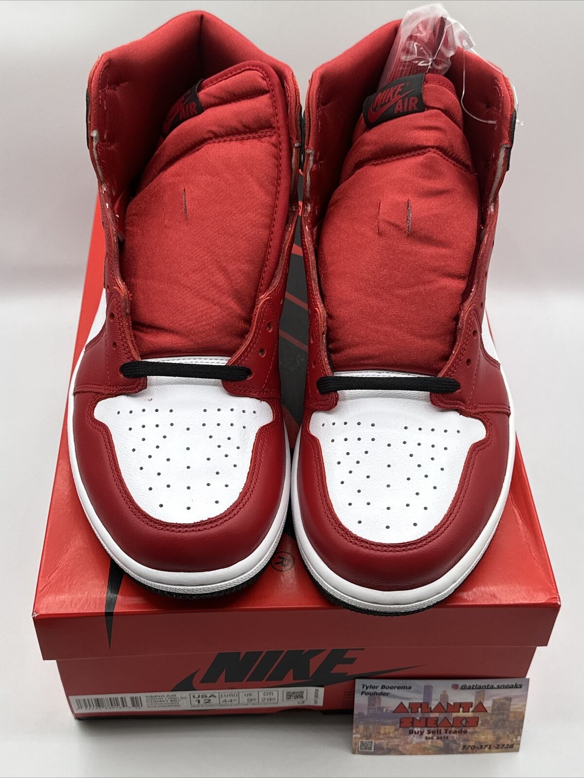 Size 12 - Jordan 1 Retro High OG Satin Red 2020