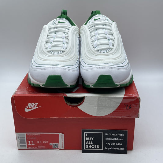 Size 11 - Nike Air Max 97 Pine Green White Suede Leather (DH0271-100)