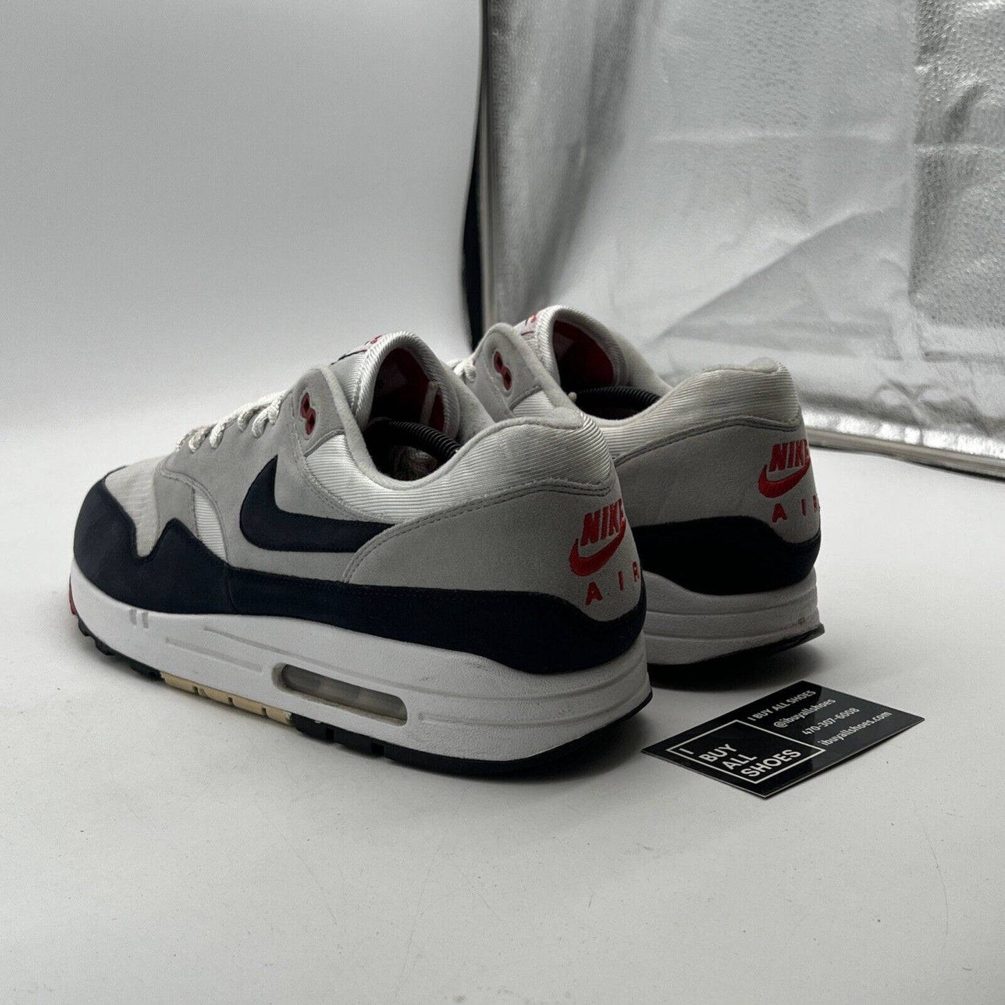 Size 13 - Nike Air Max 1 OG Anniversary Obsidian 908375-104)